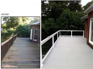 Before and After Deck 
